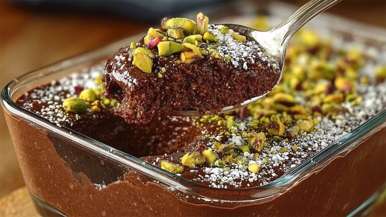 5-Minute Healthy Cake with Oatmeal and Banana – No Sugar, No Flour, No Oven!