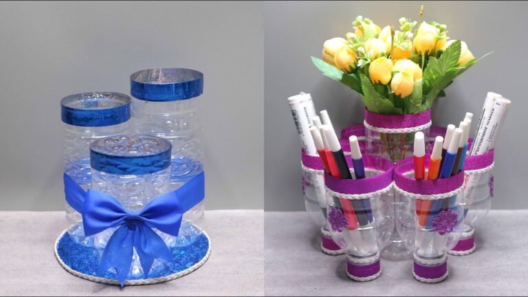 Transform 2 Plastic Bottles into Stunning Multipurpose Crates!